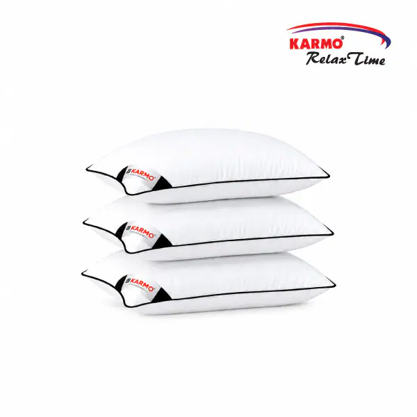 White Karmo Relax Time head pillows