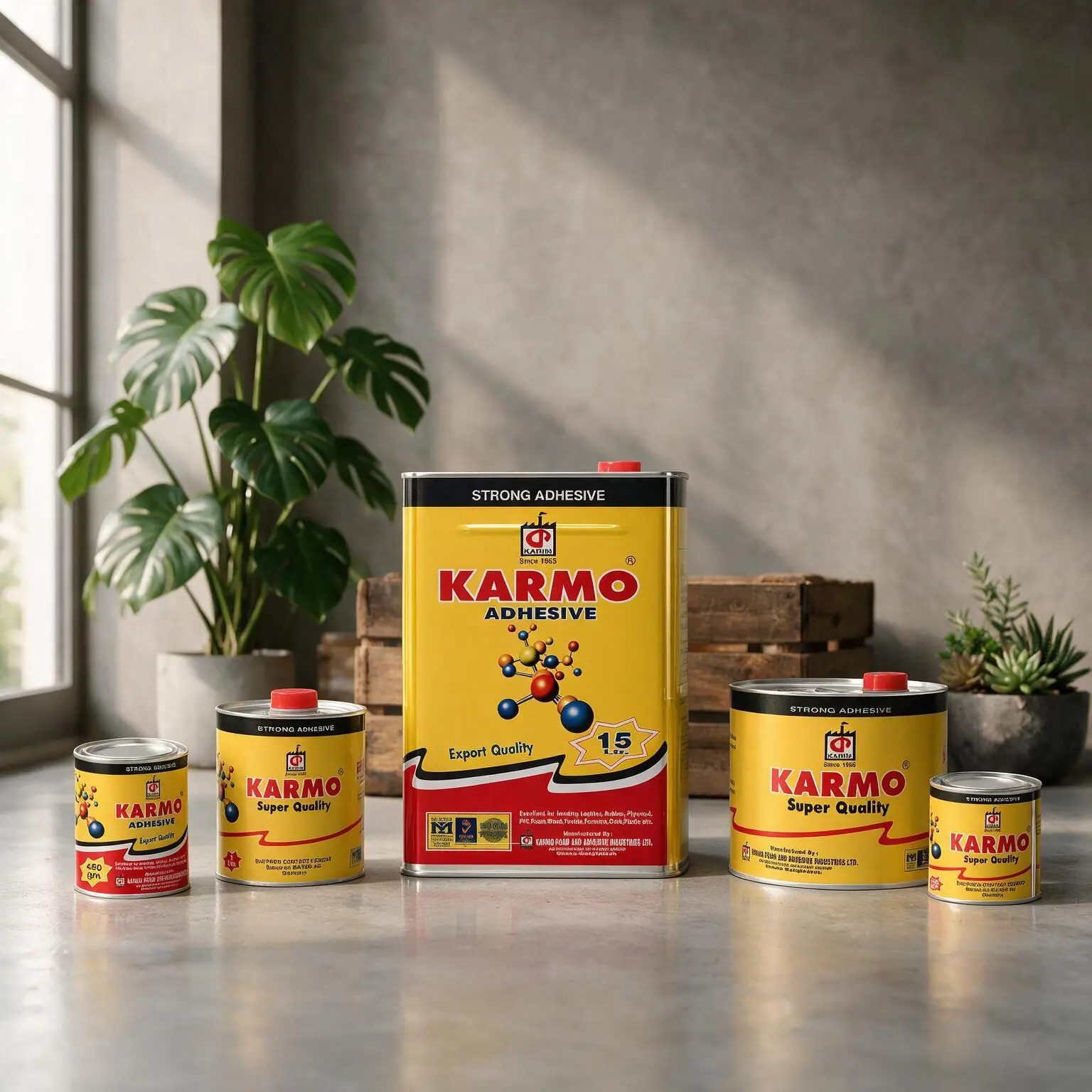 Karmo wood adhesive tin